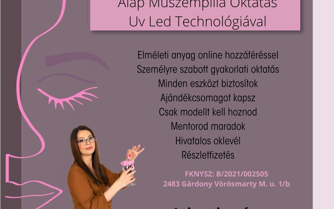 1D Alap Műszempilla Építés UV Led Technológiával