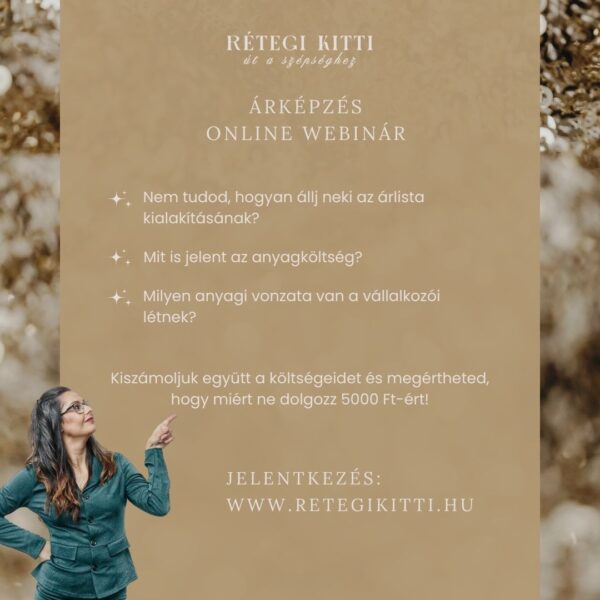 Árképzés webinár